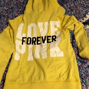 PINK by Victoria Secret zip up sweater